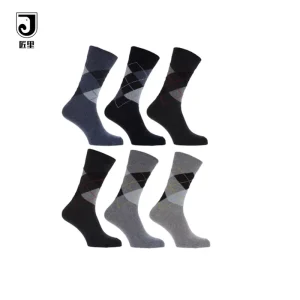 JL A711 Custom Wool Sock Half 100% Merinos Woolen Cashmere Natural Socks