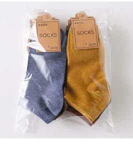 Jingwen OEM Calcetines Cushioned Invisible Mens Funky Colors Quality Men’s Socks Bulk