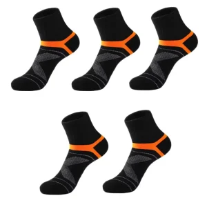 Jingwen OEM Calcetines Deportivos Ankle Cotton Breathable Men Basketball Sports Socks
