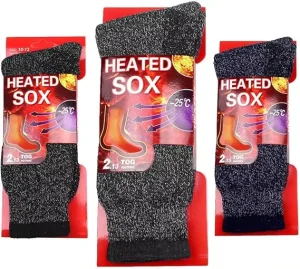 KT229 OEM Custom Workers Extreme Cold Weather Thick Heated Sox Keep Warm Cozy Winter Insulated Thermal Socks for Men Women