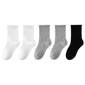 Kids Boys Teenager Student Socks Cotton Shoes School Socks for Kids Girls