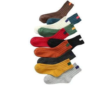 Kids Cute Ankle Socks 100% Cotton Knitted Breathable Anti-Bacterial for School Children Spring Autumn Winter Custom