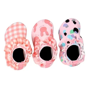 Kids’ Girls’ Beach Water Shoes Stream-Tracking Shore-Combing Swimming Diving Snorkeling Quick-Drying Lycra TPR Baby Beach Socks