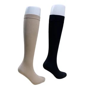 Knee High 20-30 MmHg Solid Knitted Compression Stocking Toeless Socks for Women & Men Circulation Unisex