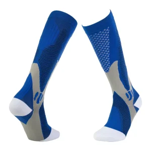 Knee High Autumn Sports Compression Socks with Cuff Logo Low MOQ Outdoor Cycling Socks