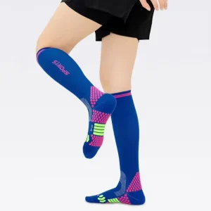 Knee High Compression Socks Sport Under Knee High Running Cycling Compression Socks for Gym Sport