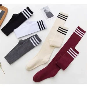 Knee High Girls Socks Tube Ruffle Bow Thick Young Girls Kids Children Teen Girl Dress Baby Socks Woven Standard Socks Crew High