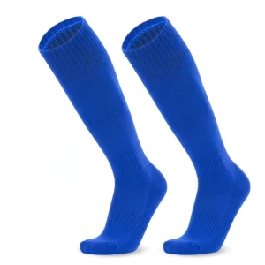 Knee High Long Soccer Socks Stockings Men Padded Calf Sports Football Socks