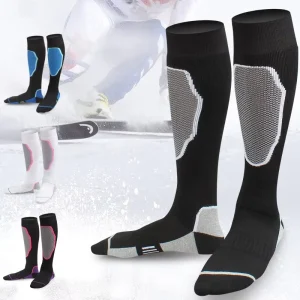 Knee High Warm Skincare Soft Merino Wool Heated Ski Socks for Men and Women