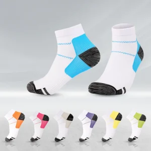 Knitted Compression Socks Plantar Fascia Outdoor Sports Ankle Socks Elastic Compression Quick Drying Anti Friction Men’s