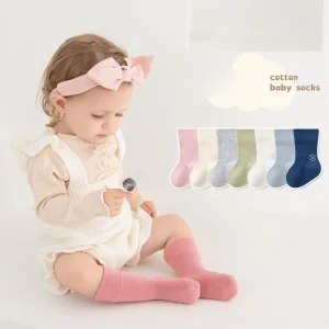 Knitted Cute Cartoon Casual Crew Breathable Eco Friendly Sweat Absorbent Summer Baby Toddler Infant Socks