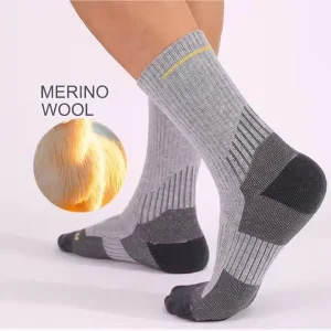Knitted Merino Wool Socks for Men & Women Thickened Warm Hiking Sports & Ski Socks Outdoor Use