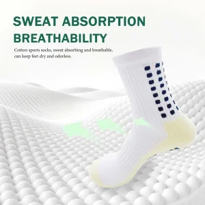 Knitted Solid Color Sports Socks Breathable Mesh Mid Length Sports Socks Moisture wicking Athletic Socks