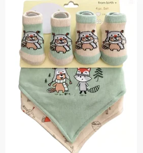 Korean Style Children’s Boat Socks Knitted with High Crew Spring Autumn Winter Baby Cartoon Element