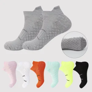 LOW MOQ Thick Running Custom logo Ankle Compression Men’s Sports Socks