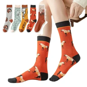 Latest Design Top Quality Food Pattern Donut Popcorn Core Socks Cute Cartoon Colorful Cute Men’s Socks