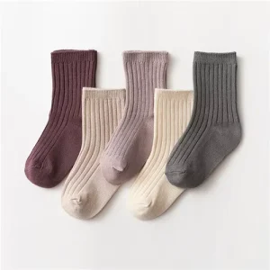 Latest Model Costom Years Lot Spring Autumn Baby Girls Boys Cotton Soft Children’s Socks Korean Style Socks for Girls
