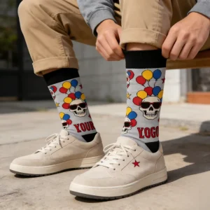 Lightweight Woven Anti Bacterial Quick Dry High Quality Casual Cotton Men’s Socks Seamless Toe Enhanced Breathability Support