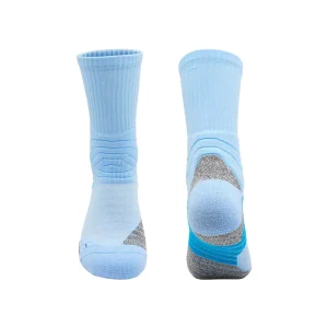 Long Basketball Socks Men’s High-top Anti-slip Terry Sock Breathable Children’s Exercise Socks