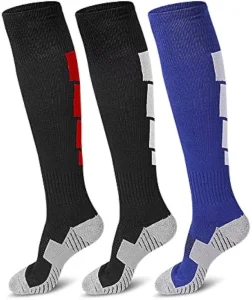 Long Football Stockings Adult Soccer Socks Knitting Cushion Compression Socks Non Slip Soccer Socks