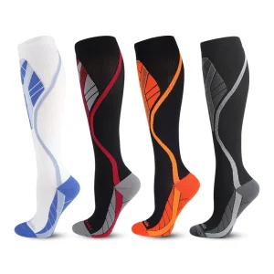 Long Leg Cotton Compression Socks Men Running Pressure Socks
