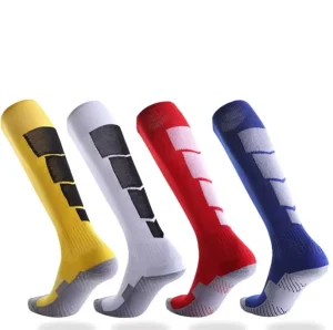 Long Soccer Socks High Stockings Knee Copper Football Sports Anti Slip Compression Football Sport OEM ODM Custom Men