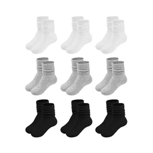 Loose Cotton Children’s Winter Baby Socks Crew Multi color Non slip Elastic Breathable Eco Friendly Casual Cuff Body