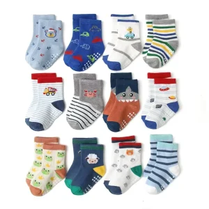 Lovely RETOP Crew Casual Summer Knitted Slip Resistant Eco Friendly Cotton Baby Socks