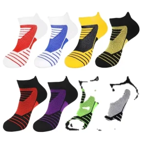 Low Cut Tab Ankle Running Socks with Thick Terry Max Cushion