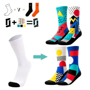 Low MOQ Fine Gauge Smooth Finish Private Label ODM Socks for Promotional Gift Programs