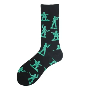 Low MOQ Free Design Fashion Men’s Mid Jacquard Couple Women’s Funny Novelty Cute Knitted Unisex Socks