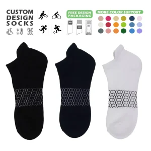 Low MOQ Men’s & Youth Athletic Running Low Cut Ankle Sport Socks Custom OEM for Autumn Season