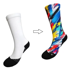 Low MOQ Soft Terry Cushioned Sole Private Label Custom Crew Socks for Buyers