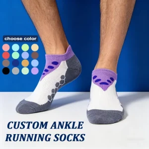 Manufacturer Ankle Gym Breathable Men Running Socks Cotton Logo Sports Socks Sustainable Custom Socks