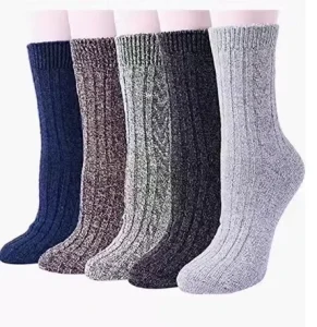 Manufacturer High Quality Winter Cotton Socks Thickened Solid Color Thermal Men Knitted Socks