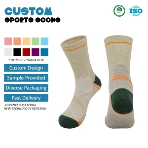 Manufacturer Merino Wool Hiking Skiing Thickened Cushioning Anti Slip Medias Chaussettes Professional Outdoor Hiking Socks