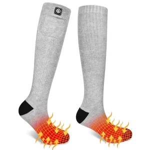 Manufacturer Sport Socks Heated Thermal Socks Winter Electric Rechargeable 3 Heating Settings for Men and Women