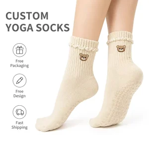 Manufacturer Terry Sport Socks Slouch Crew Custom Breathable Cotton Knitted Summer Dress Socks for Women