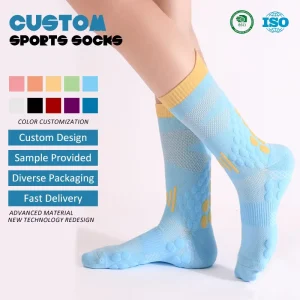 Massage Anti Slip Granules Bottom Breathable Running Basketball Performance Cushioned Medias Chaussettes Thickened Cotton Socks