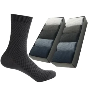 Men Bamboo Fiber Socks Men Compression Summer Long Short Socks Business Casual Mens Sock Gifts