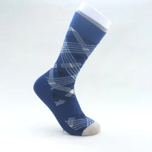 Men Bamboo Socks Crew Custom Logo Eco Friendly Soft Breathable Spring Moisture Wicking Quick Dry for Active Use