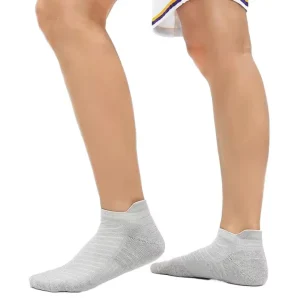 Men Cotton Athletic Socks Knitted Breathable Running Custom Logo Gym Absorbent Sport Youth Women Ankle Socks