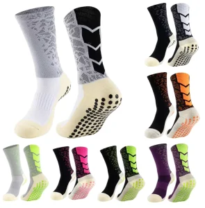 Men Football Sport Anti slip Soccer with Terry Cushion Socks Grip Custom Socks Activities Socks