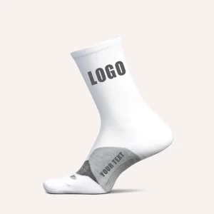 Men Knitted Sport Cycling Sock Custom Design Crew Athletic Sock Breathable Running Sport Socks
