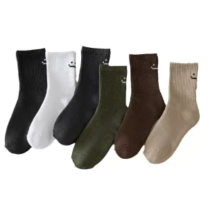 Men Ribbed Sports Terry Socks Comfort Warm Winter Polyester Cotton Blended Terry Cloth Crew Socks