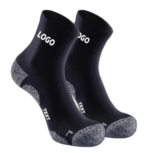 Men Short Tube Sport Socks Custom Terry Cushioned Sport Sock Eco-Friendly Breathable Athletic Sock Custom Logo