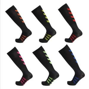 Men Striped Compression Socks