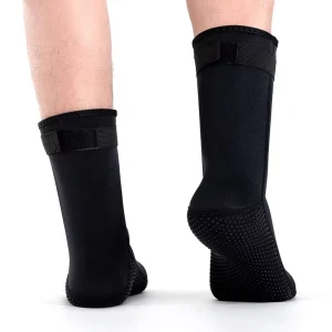 Men’s 3 5MM Neoprene Stock Waterproof Diving Socks Non Slip Wear Resistant Long Tube Beach Crew Body Snorkeling Swimming Winter