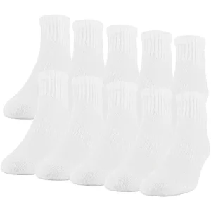 Men’s Active Cotton Ankle Socks Knitted ODM Supply 10-Pair Pack Sweat-Absorbent Spring Custom Logo Cuff and Bottom Workouts