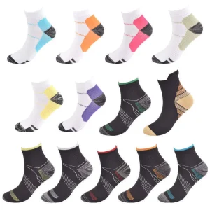 Men’s Ankle Sports Socks Breathable Sweat Absorbent Compression Socks Non Slip Unisex Custom Basketball Socks